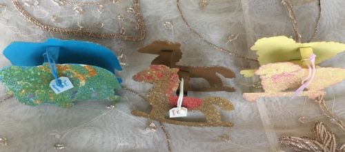 Vintage Inspired Tin Toys Ornaments Set - Image 6