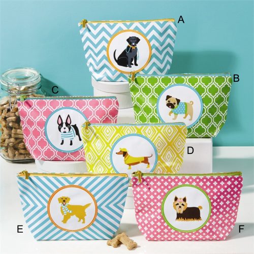 Hot Graphics Vinyl Zippered Purse in 6 Dog Designs