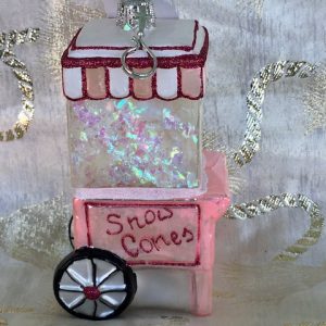 Sno- Cone Machine Ornament - Pink
