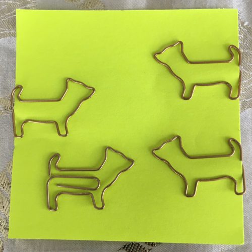 Designer Pet Paper Clips - Mini Doggie