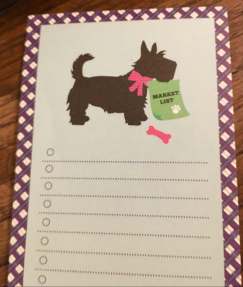 Scottie Lovers Notepad & Wood Stamp - Image 3