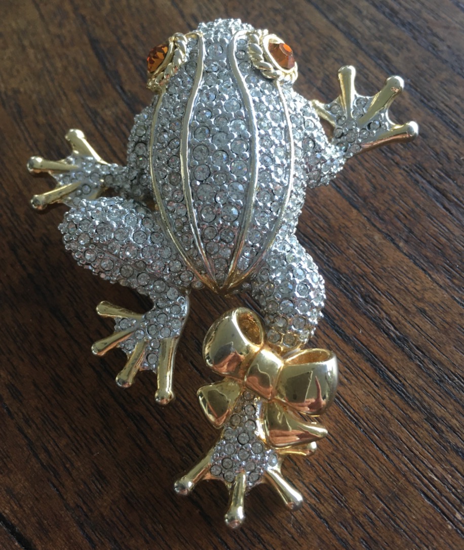 Big Beautiful Frog Pin - Elayne Boosler's Tails of Joy