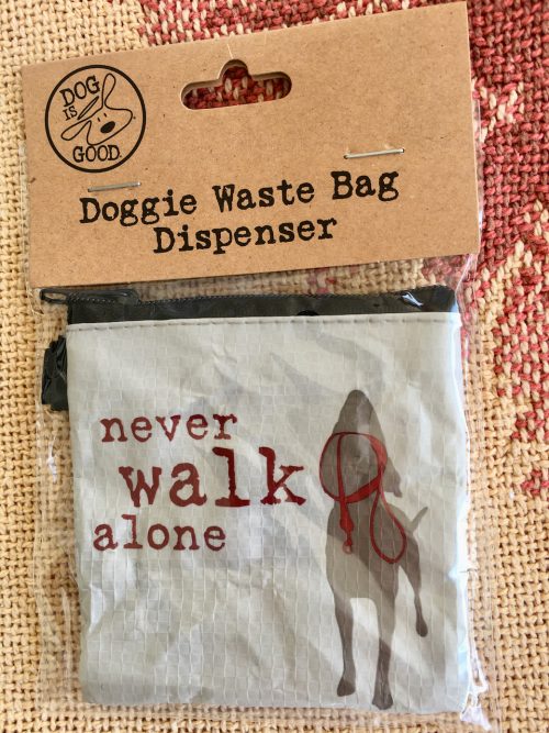 "Never Walk Alone" Doggie Poop Bag Dispenser - Image 3