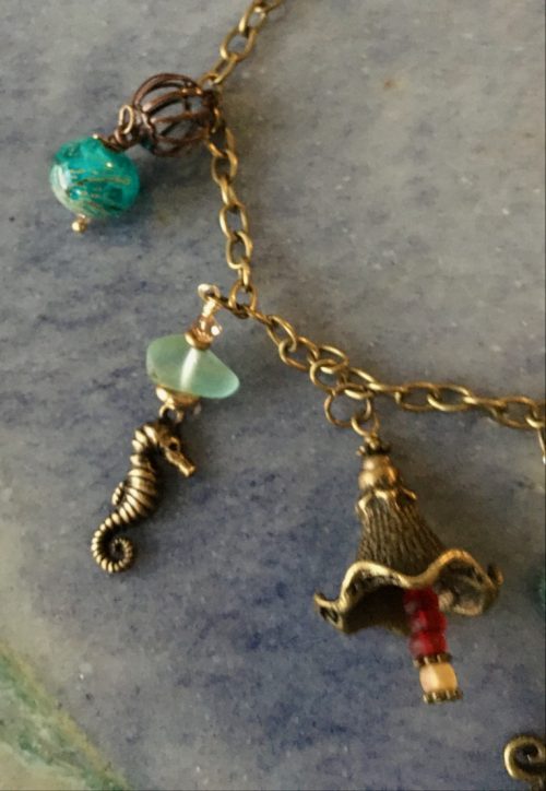 Hand Made One of a Kind Jewelry - Sea Lovers Charm Necklace - Image 10