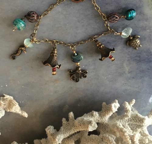 Hand Made One of a Kind Jewelry - Sea Lovers Charm Necklace - Image 7