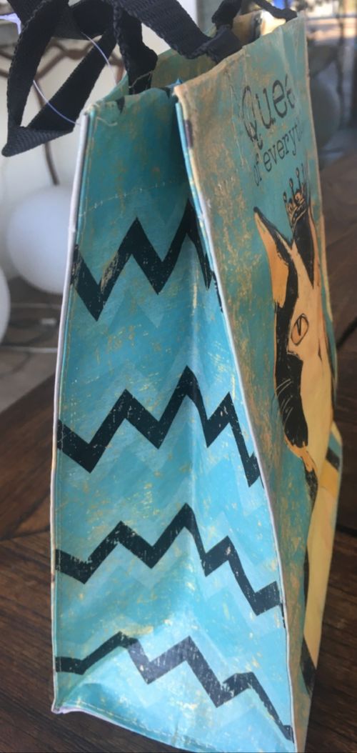 Beautiful Small Cat Tote -- "Queen of Everything" - Image 4