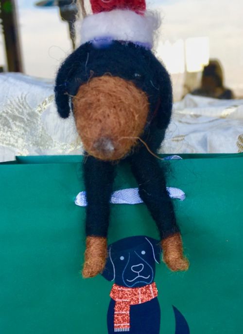 Soft  Dog Ornament