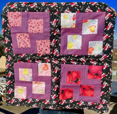 @QuiltingMuriel Valentine Love Quilted Wall Hanging - Image 5