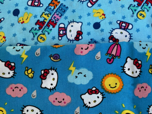 Handmade Pillow Cases - Hello Kitty in Blue - Image 4