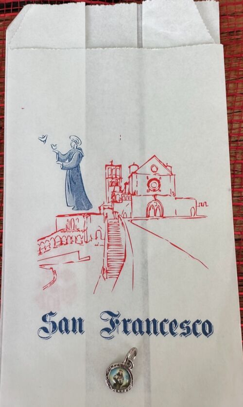 Tiny St. Francis of Assisi Charm (in Color) - Image 4