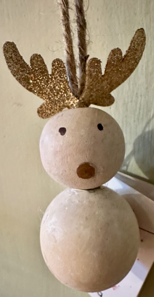 Hanging Snowman Ornament from Italy