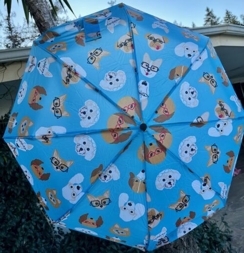Rainy Skies Automatic Umbrella - All Dogs