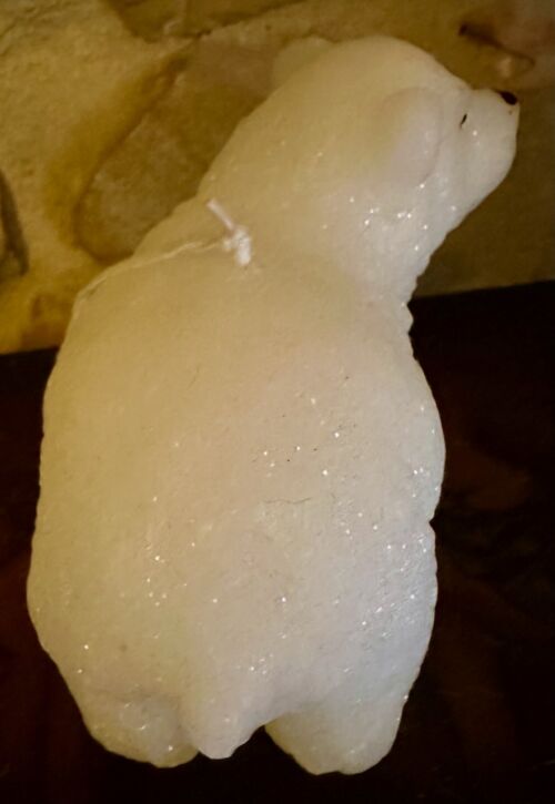 Polar Bear Candle from Italy - Image 2