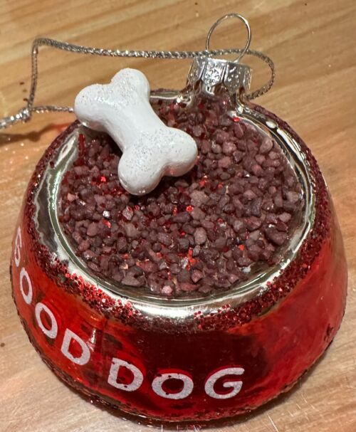 Blingy Dog Bowl & Food Ornament - Image 3