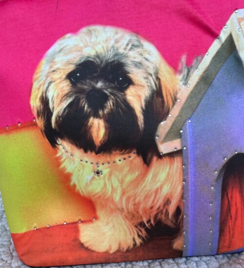Valentine's Day Package: Dog Purse, Fluffy Stuffed Dog, Bracelet, Boxed Set - Image 3