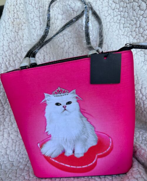 Queen Cat Purse Package: Purse, Bracelet, Cat Faucet Sponge, Puppets! - Image 3