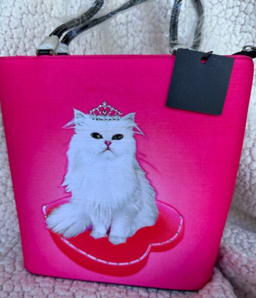 Queen Cat Purse Package: Purse, Bracelet, Cat Faucet Sponge, Puppets!