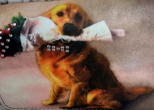 Blingy Valentine's Day Bouquet Dog Wallet - Image 2