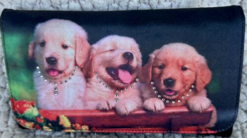 Blingy Happy Puppy Wallet
