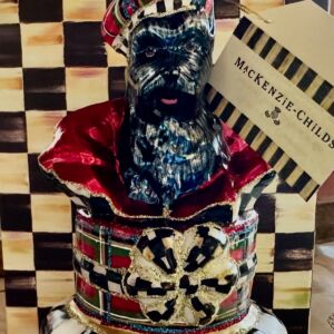 MacKenzie-Childs Boxed Scotty Ornament