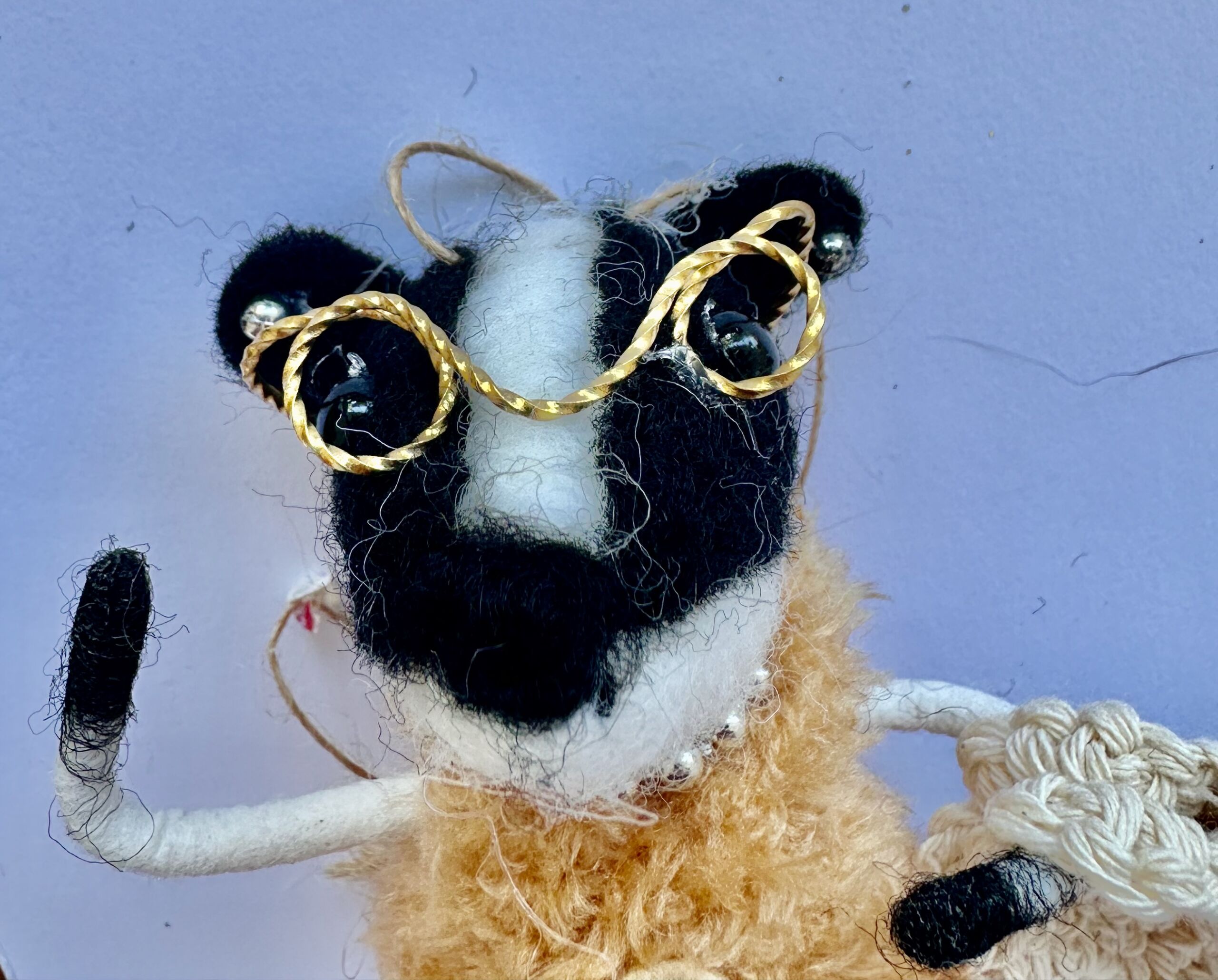 Adorable Skunk Going Shopping Ornament - Image 2