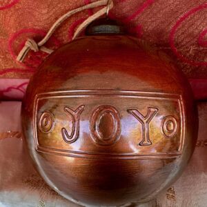 Big Beautiful Vintage Style "Joy" Ornament