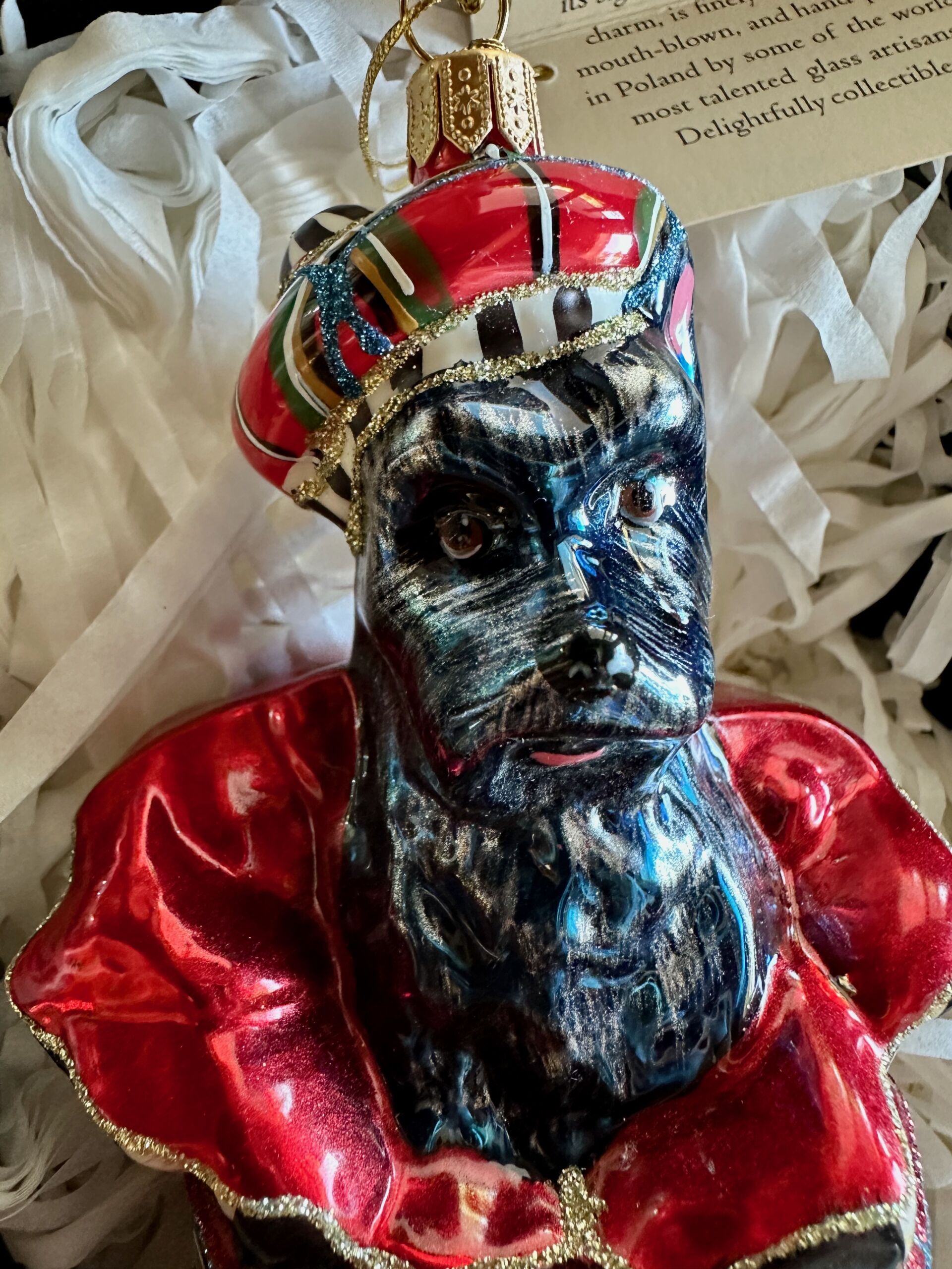 MacKenzie-Childs Boxed Scotty Ornament - Image 2