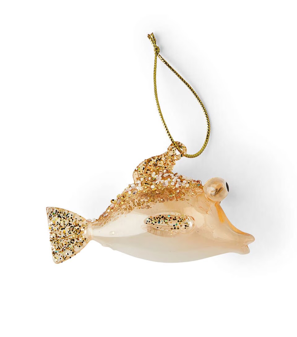Glittery Goldfish Ornament - Image 2