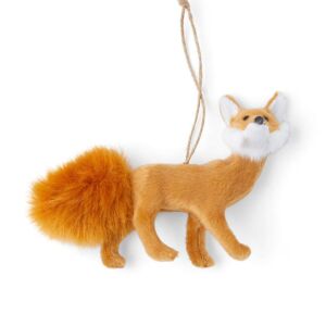 Fluffy Tailed Fox Ornament