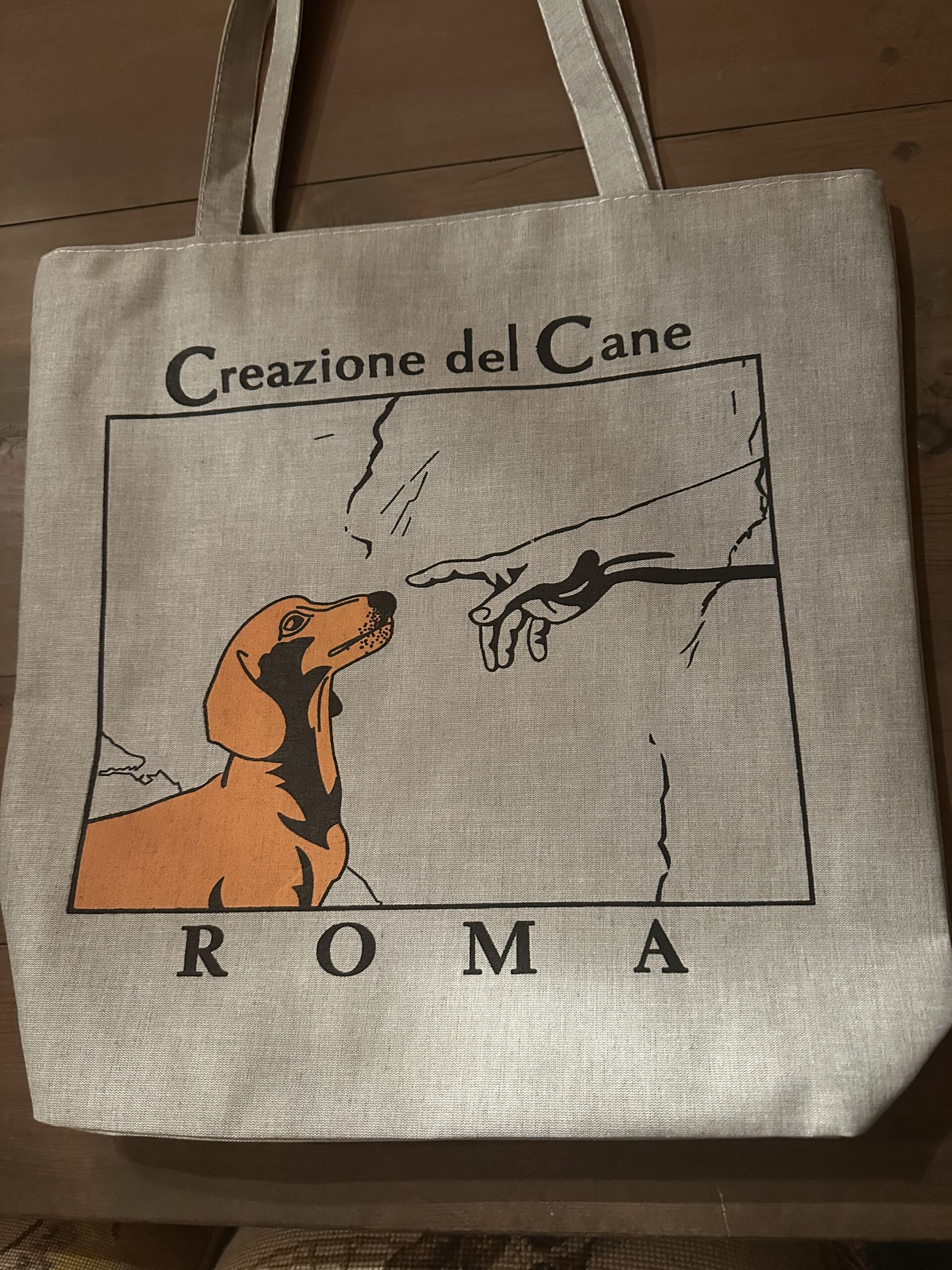 "Creation of the Dog" Tote #3 - Image 3