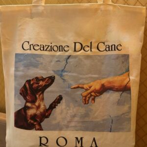 Michelangelo's "Creation of the Dog" Tote #2