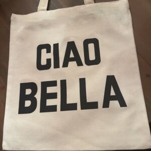 Ciao Bella Canvas Tote #1