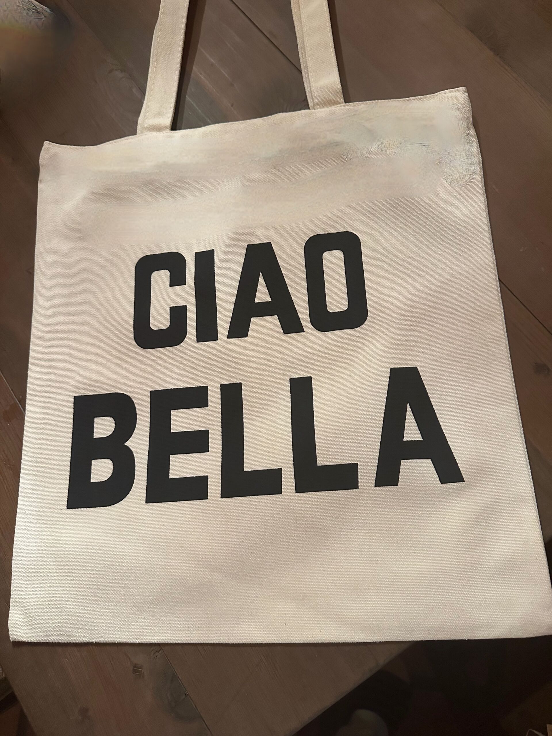 Ciao Bella Canvas Tote #1