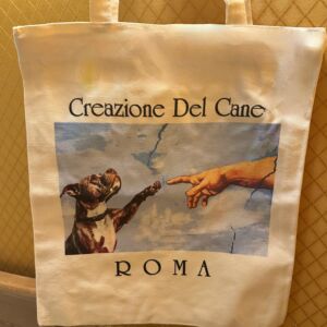 Michelangelo's "Creation of the Dog" Tote #1